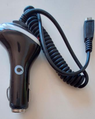 Caricabatterie Vodafone da auto spina micro USB