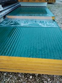 Pannelli coibentati parete verde