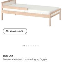 letto bambino ikea con rete e materasso