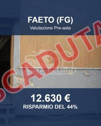 Immobile in asta di 57 m² con box auto a Faeto