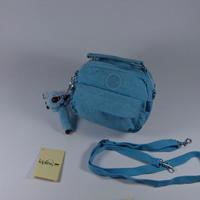 Borsa a tracolla Kipling donna celeste