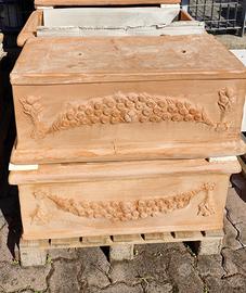 Vasi TOSCANI Cotto 80cm  NUOVI !!!  (Fatte a mano)