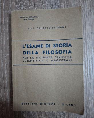 L'ESAME DI STORIA DELLA FILOSOFIA (Prof. BIGNAMI)