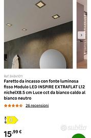 Faretti praticamente nuovi 8 euro