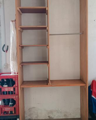 Scaffale in legno Massello per Magazzino/ casa