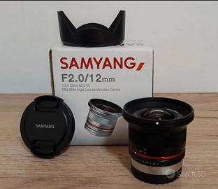 Samyang 12mm f/2.0 NCS CS per Fujifilm X-Mount – C