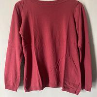 Maglia a maniche lunghe rosa scuro taglia M