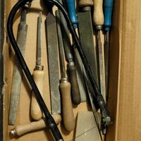 serie di lime e seghetto da traforo