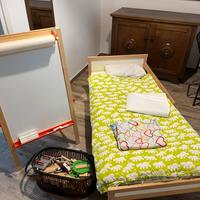 Letto e giochi bambini