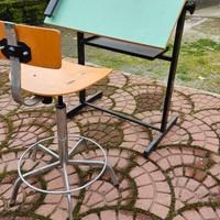Banco da geometra con sedia 