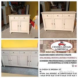 Credenze "Napoletane" Laccate Pattinate