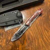 Drachenader coltello outdoor da cintura Full Tang