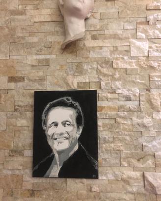 QUADRO ''CHRISTIAN DE SICA'' firmato e autenticato