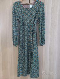 Vestito midi fantasia