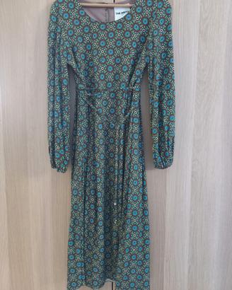 Vestito midi fantasia