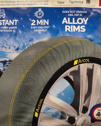 calze da neve omologate