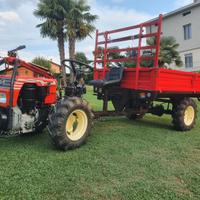 Diesel avv.elettr. + fresa + araro + rimorchio