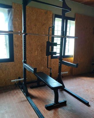 Home Gym Lacertosus+KingsGym–Rack,Panca,Bilancieri