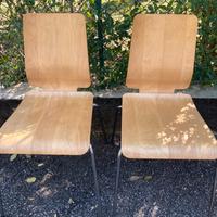 Sedie Gilbert Ikea Vintage, legno e acciaio