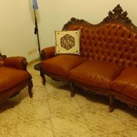 Divano 3 posti + poltrona coordinata