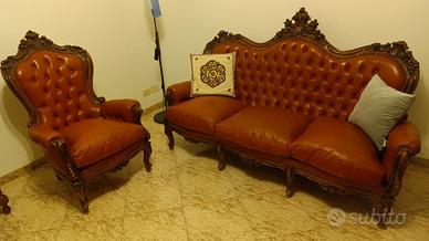 Divano 3 posti + poltrona coordinata