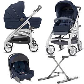 Trilogy City Inglesina Trio, Blu Jeans + Borsa Ori