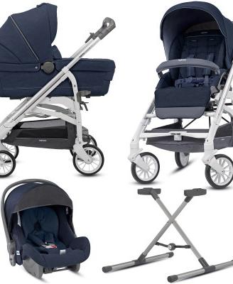 Trilogy City Inglesina Trio, Blu Jeans + Borsa Ori