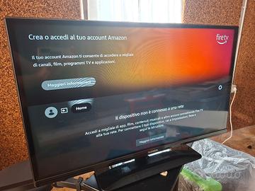 tv smart tv fire tv 32 pollici nera telefunken nuo