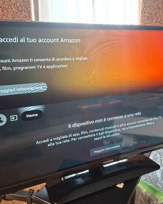 tv smart tv fire tv 32 pollici nera telefunken nuo