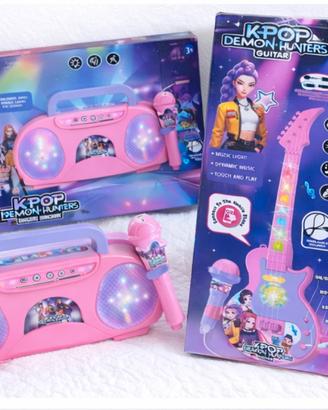 Kit Kpop Demon Hunters Chitarra + Karaoke