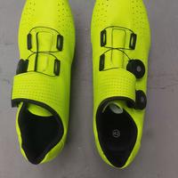 Scarpe giallo neon per mtb o bici da corsa