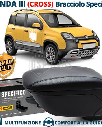Bracciolo Per Fiat Panda 3 Cross SPECIFICO Pelle