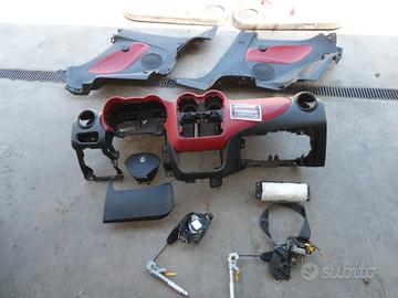 Kit airbag rosso completo di pannelli ALFA ROMEO M