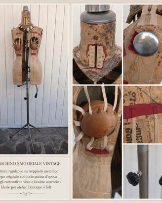 Manichino sartoriale antico vintage anni 50 raro