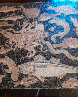 Tavolo mosaico in pietra artigianale