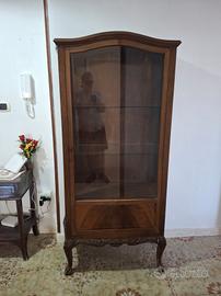 vetrina credenza chippendale in noce anni 20