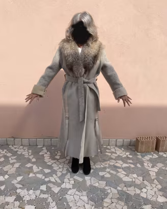 Cappotto in lana cotta