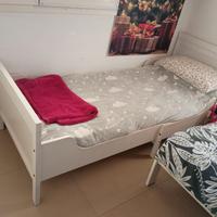 SUNDVIK letto IKEA allungabile, doghe e materasso