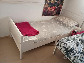 SUNDVIK letto IKEA allungabile, doghe e materasso