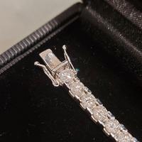Bracciale oro bianco e diamanti 