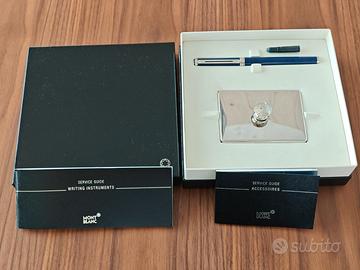 Set Montblanc Noblesse Oblige Blu - ORO 14K