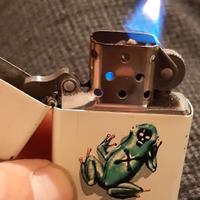 accendino Zippo rana, raro
