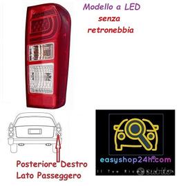 Faro Fanale Fanalino Posteriore Led Isuzu D-Max