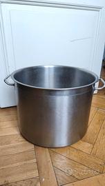 Pentolone Inox 37L Ø40 cm H30 Professionale
