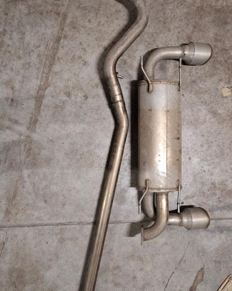 scarico inox car per gt86/brz omologato