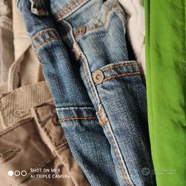 9 paia pantaloni maglietta e camicia 
