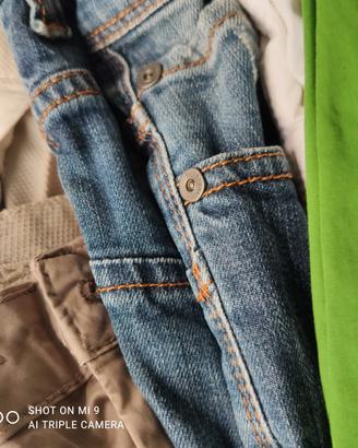 9 paia pantaloni maglietta e camicia 