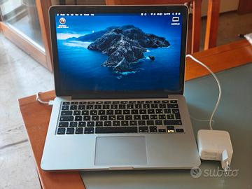 Macbook pro retina 13 pollici i7 hd SSD fine 2012