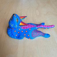 Alebrije gatto sdraiato / Artigianato messicano