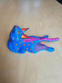 Alebrije gatto sdraiato / Artigianato messicano